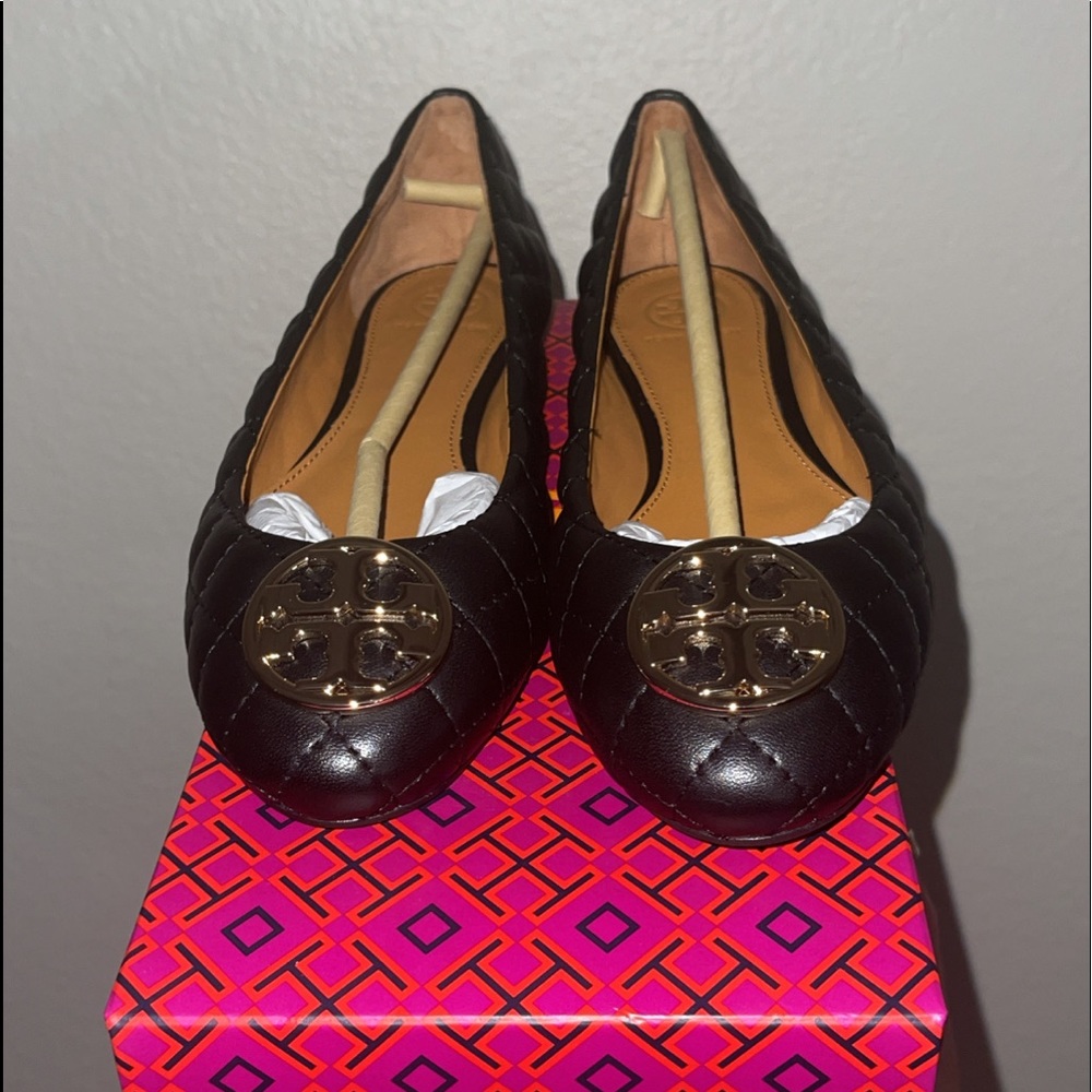 Tory Burch Chelsea Quilted Ballet Flat / 8.5